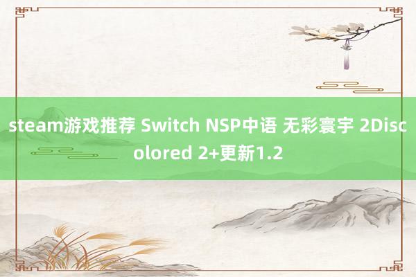 steam游戏推荐 Switch NSP中语 无彩寰宇 2Discolored 2+更新1.2